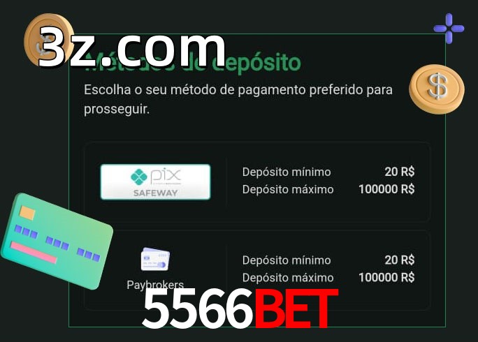O cassino 5566BETbet oferece uma grande variedade de métodos de pagamento