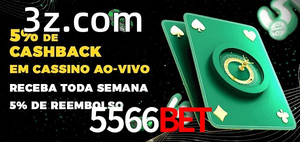 Promoções do cassino ao Vivo 5566BET